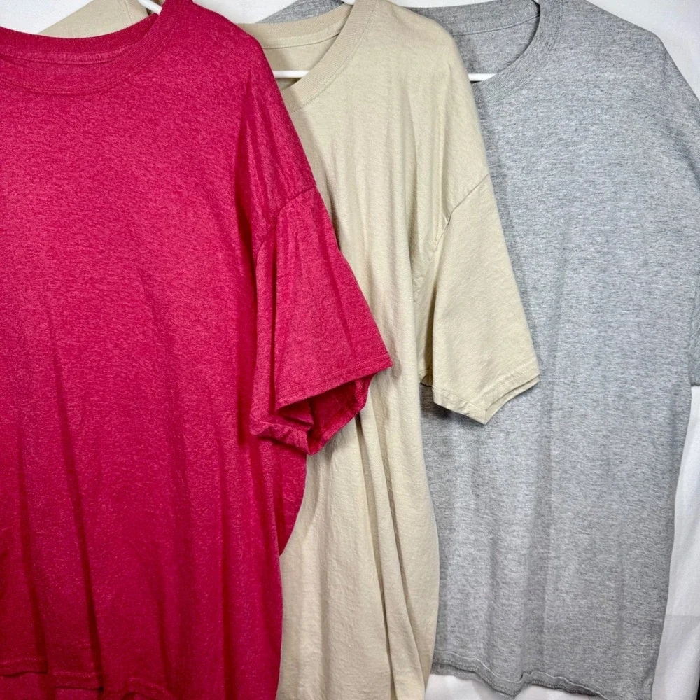 3 Shirt Lot- Champion T-Shirts Soft Knit Everyday Tee Casual Short Sleeve Sz XL - Picture 1 of 12